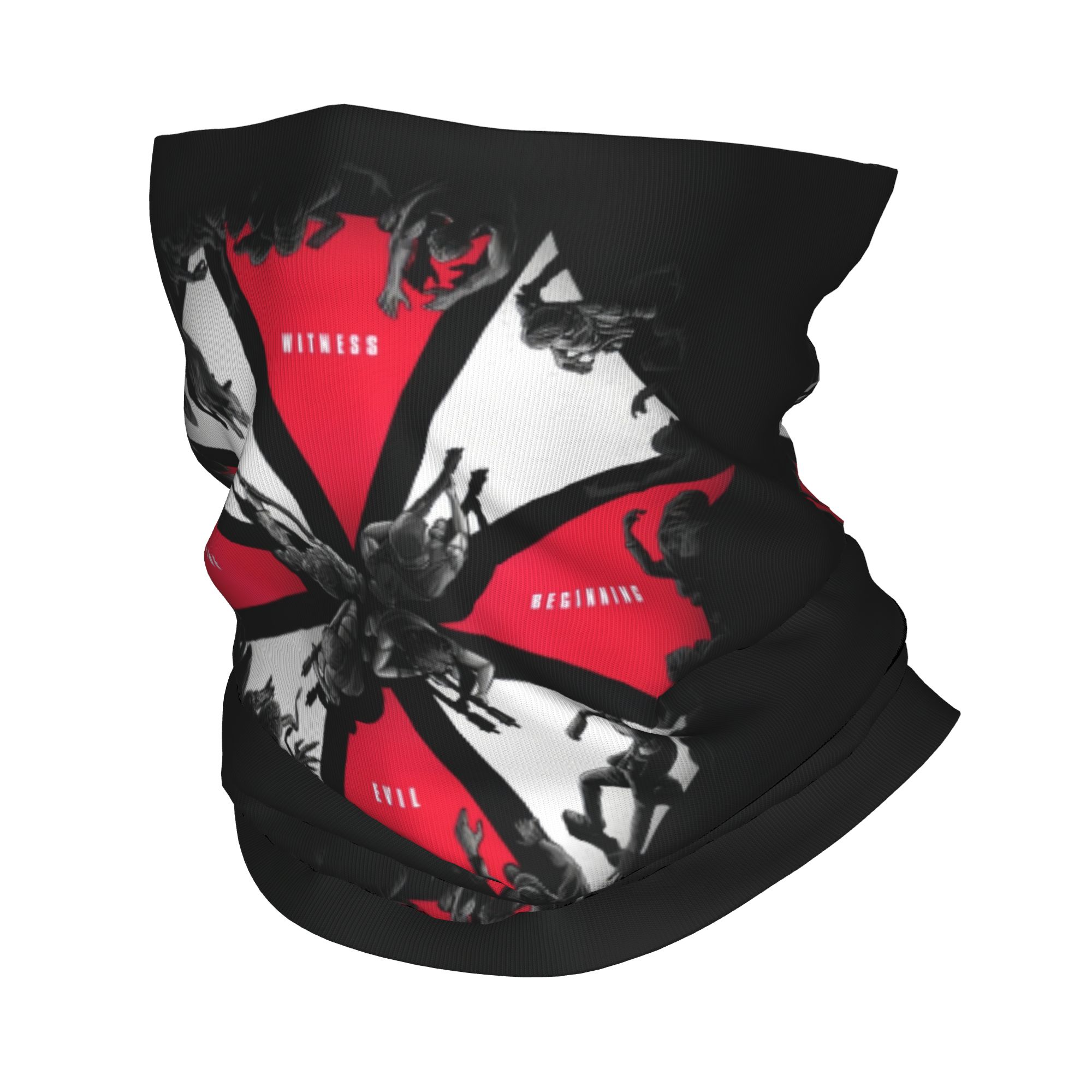 Neck Gaiter Face Cover - ผ้าพันคออเนกประสงค์ลายเกม Resident Evil ของ Umbrellas Corporations