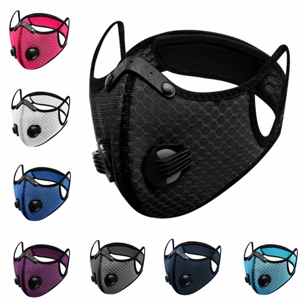 Dust Mask Construction - หน้ากากกันฝุ่นแบบระบายอากาศได้ ปรับระดับได้ พร้อมที่หนีบจมูก ใช้ซ้ำได้ ล้างทำความสะอาดได้ พร้อมแผ่นกรองคาร์บอนกัมมันต์
