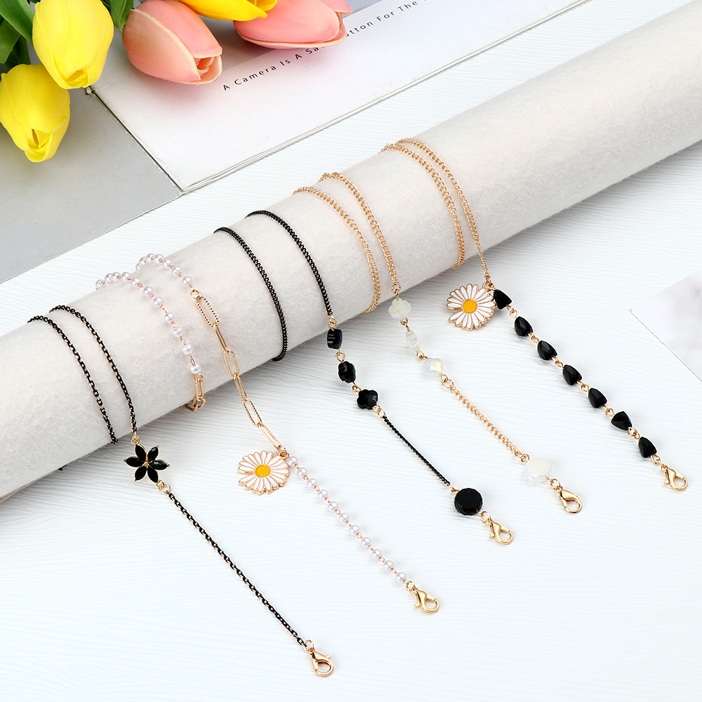 Mask Chain Holder - แฟชั่นผู้หญิง Anti-Lost แว่นตา Chain แว่นตากันแดด Lanyard