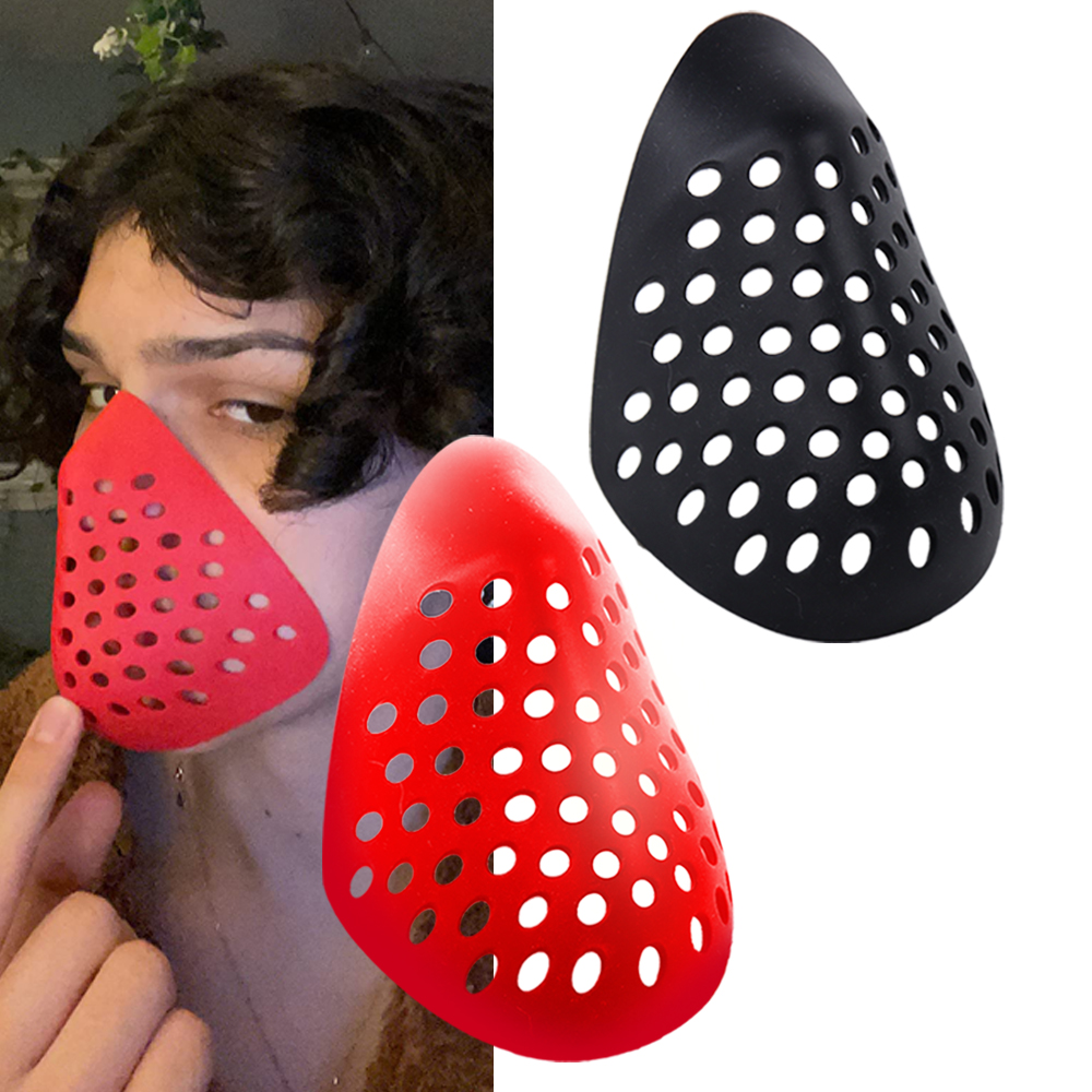 Silicone Mask Bracket - Half Face Bracket หน้ากากซิลิโคนคอสเพลย์กลางแจ้งขี่จักรยานเดินป่าการล่าสัตว์ Balaclava Shell