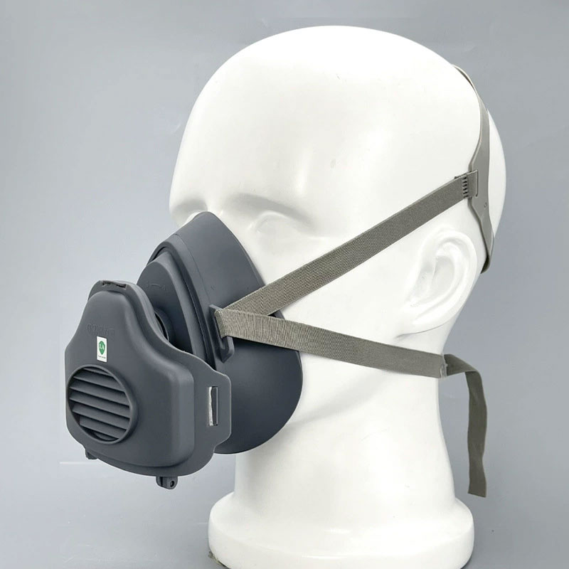 Kn95 Respirator Mask - หน้ากากกันฝุ่น หน้ากากยางเพื่อความปลอดภัยในการทำงาน หน้ากากกรองฝุ่นครึ่งหน้า ป้องกันฝุ่นสำหรับทำความสะอาดบ้าน ช่างไม้ ช่างก่อสร้าง