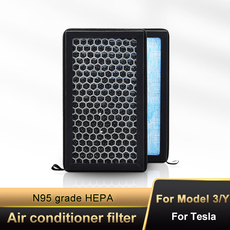 Filter Replacement N95 - 2pcs สําหรับ Tesla รุ่น 3 รุ่น