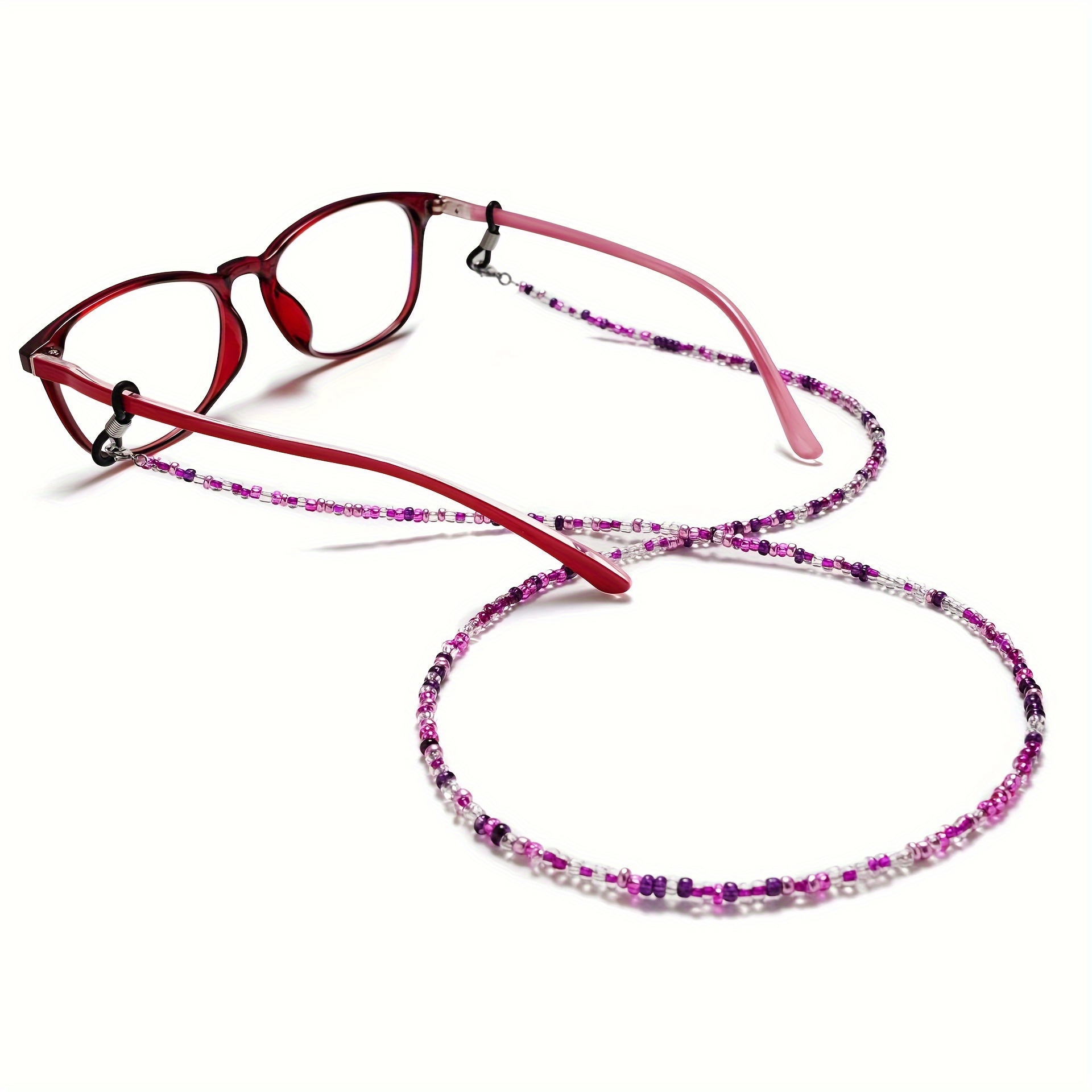 สายคล้องแว่นตาแบบลูกปัดสไตล์โบ - Mask Lanyard Adjustable บทวิจารณ์และราคา
