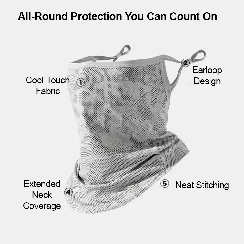 ผ้าคลุมคอป้องกันรังสียูวี ผ้าป - Sports Mask Breathable บทวิจารณ์และราคา