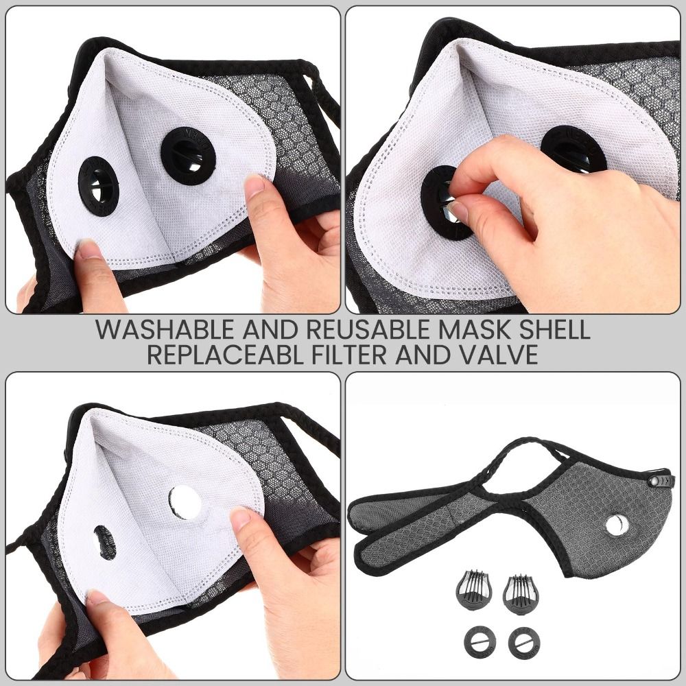 หน้ากากกันฝุ่นแบบระบายอากาศได้ - Dust Mask Construction บทวิจารณ์และราคา