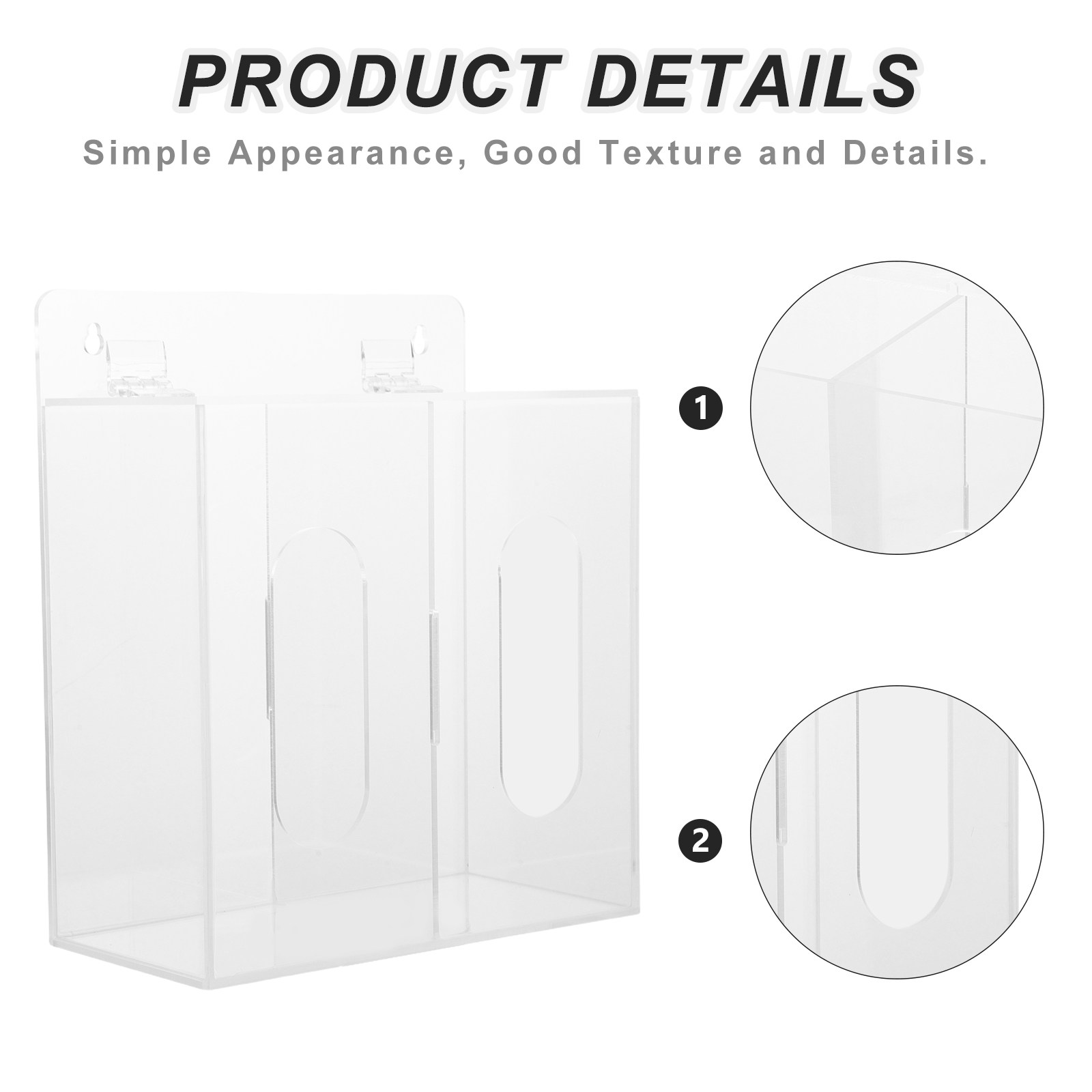 กล่องเก็บหน้ากากอะคริลิกใสแบบส - Face Mask Storage Box บทวิจารณ์และราคา