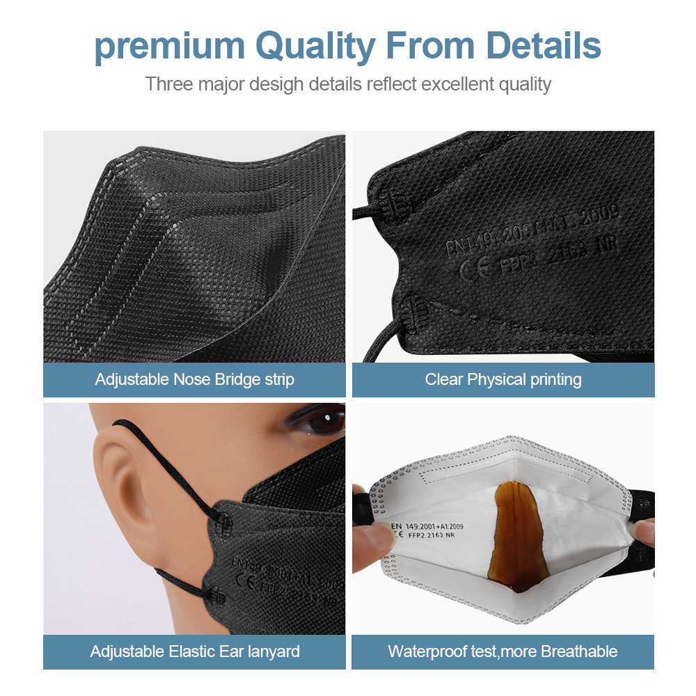 หน้ากาก KN95 FFP2 รูปทรงปลาสำห - Anti Pollution Mask บทวิจารณ์และราคา