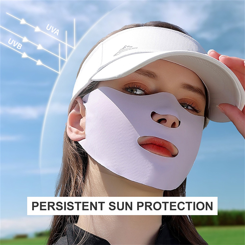 ผ้าไหมน้ําแข็งครีมกันแดดหน้ากา - Sports Mask Breathable บทวิจารณ์และราคา