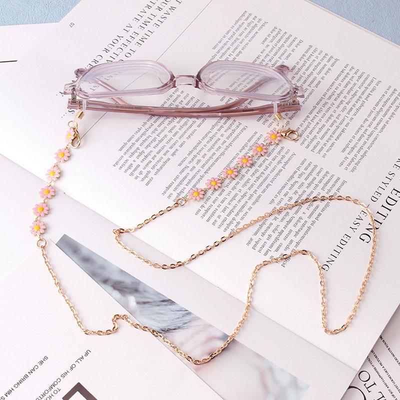 สไตล์ดอกไม้แว่นตาโซ่ผู้หญิงแฟช - Mask Chain Holder บทวิจารณ์และราคา