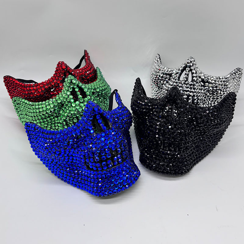 หน้ากากครึ่งหัวกะโหลกประดับคริ - Respirator Half Face บทวิจารณ์และราคา