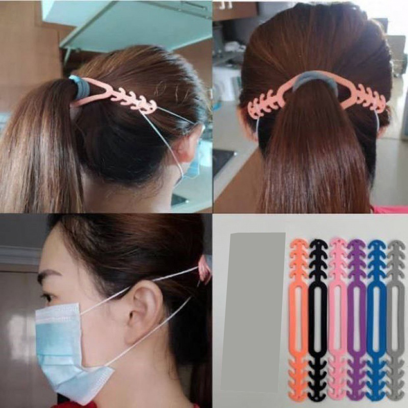 สายรัดหน้ากากแบบตะขอเกี่ยว สวม - Mask Ear Saver Strap บทวิจารณ์และราคา