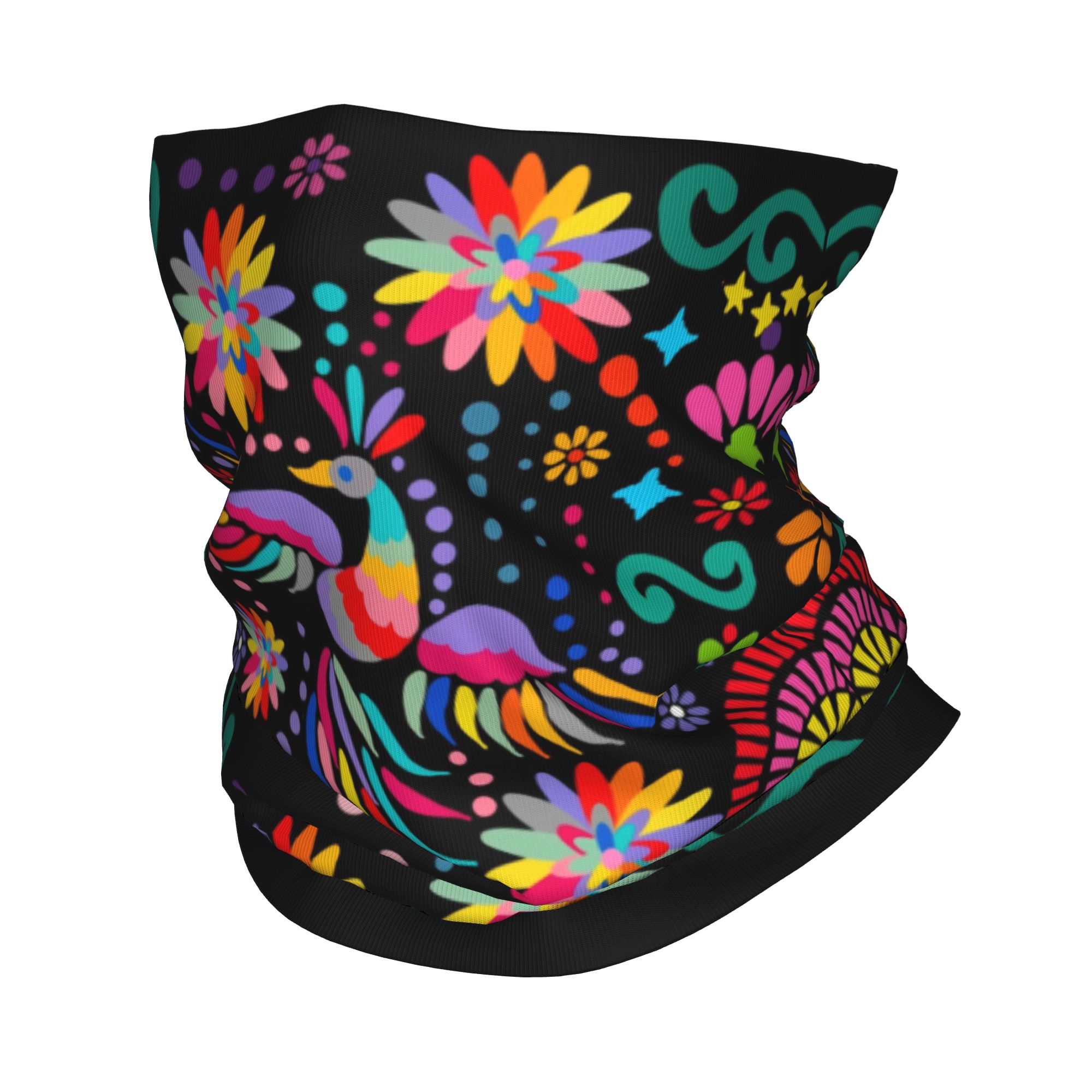 ผ้าพันคอแบบคาดศีรษะลายดอกไม้สไ - Neck Gaiter Face Cover บทวิจารณ์และราคา