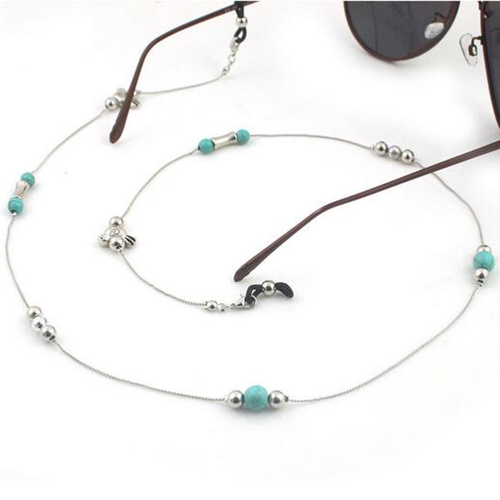 2021 Vintage เงินแฟชั่นสีแว่นต - Mask Chain Holder บทวิจารณ์และราคา