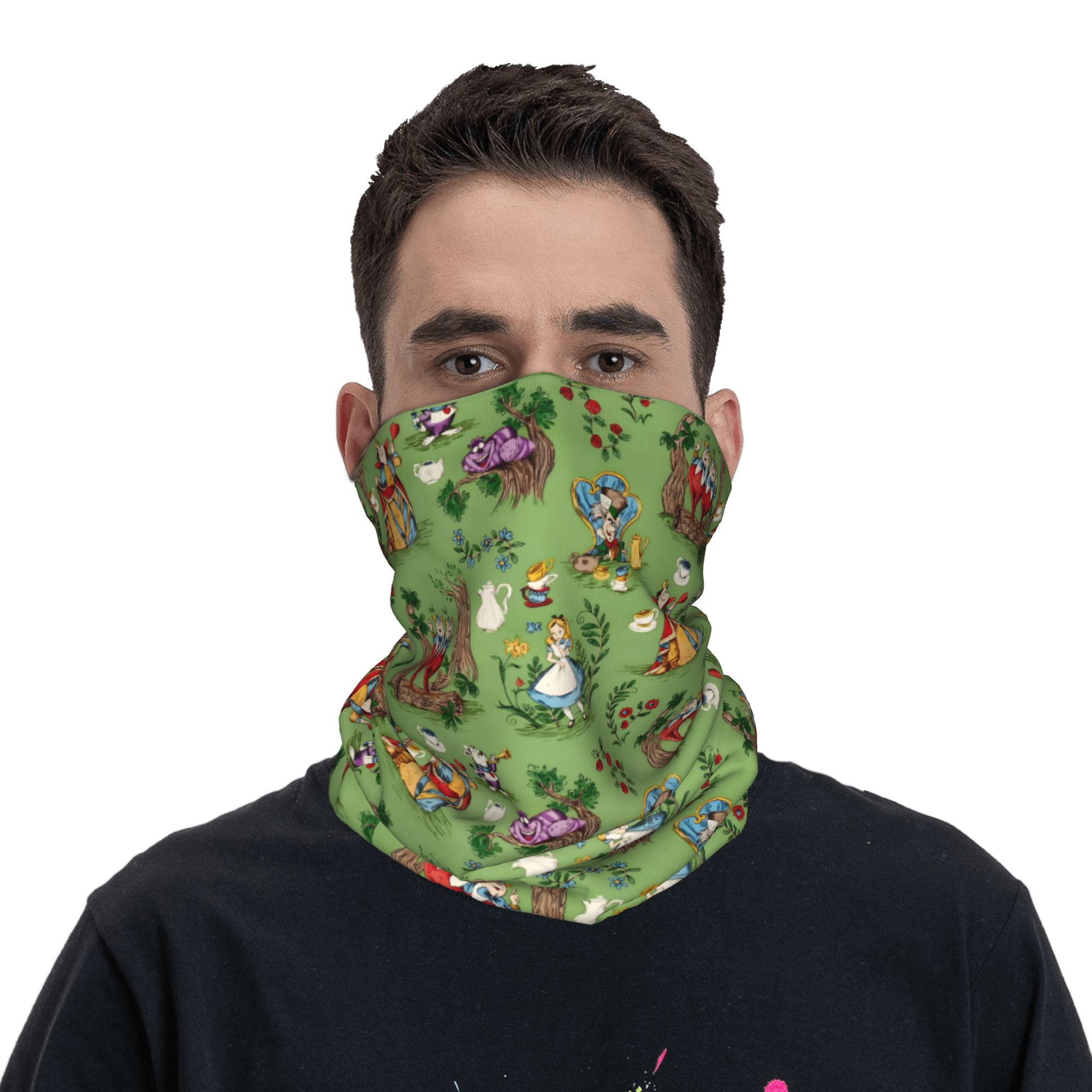 ผ้าพันคอแบบพันคอ A-Alice in W- - Neck Gaiter Face Cover บทวิจารณ์และราคา