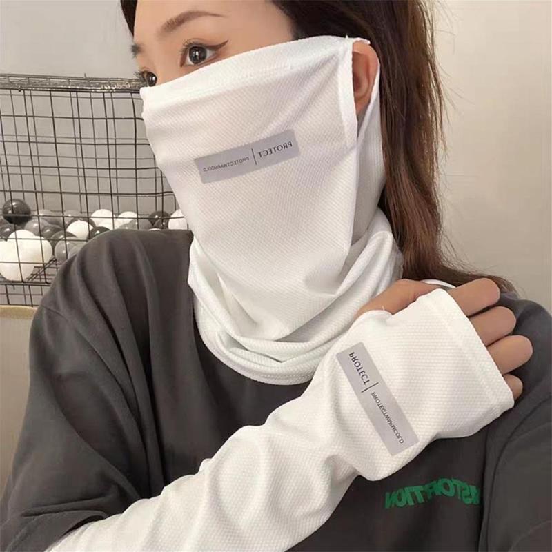 ชุดป้องกันแสงแดดไอซ์ซิลค์*หน้า - Sports Mask Breathable บทวิจารณ์และราคา