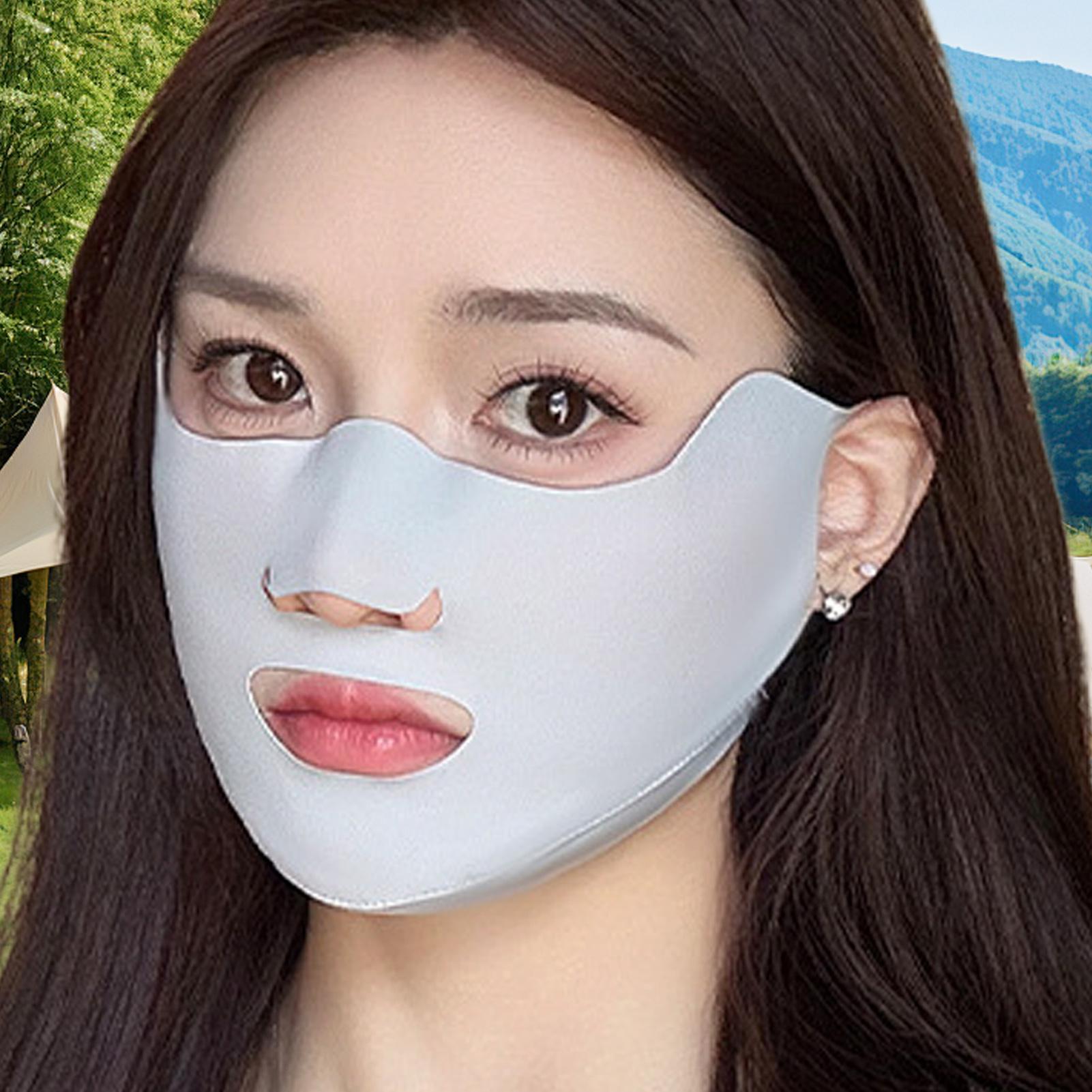1PC หน้ากากป้องกันรังสียูวีหน้ - Cloth Face Mask Washable บทวิจารณ์และราคา