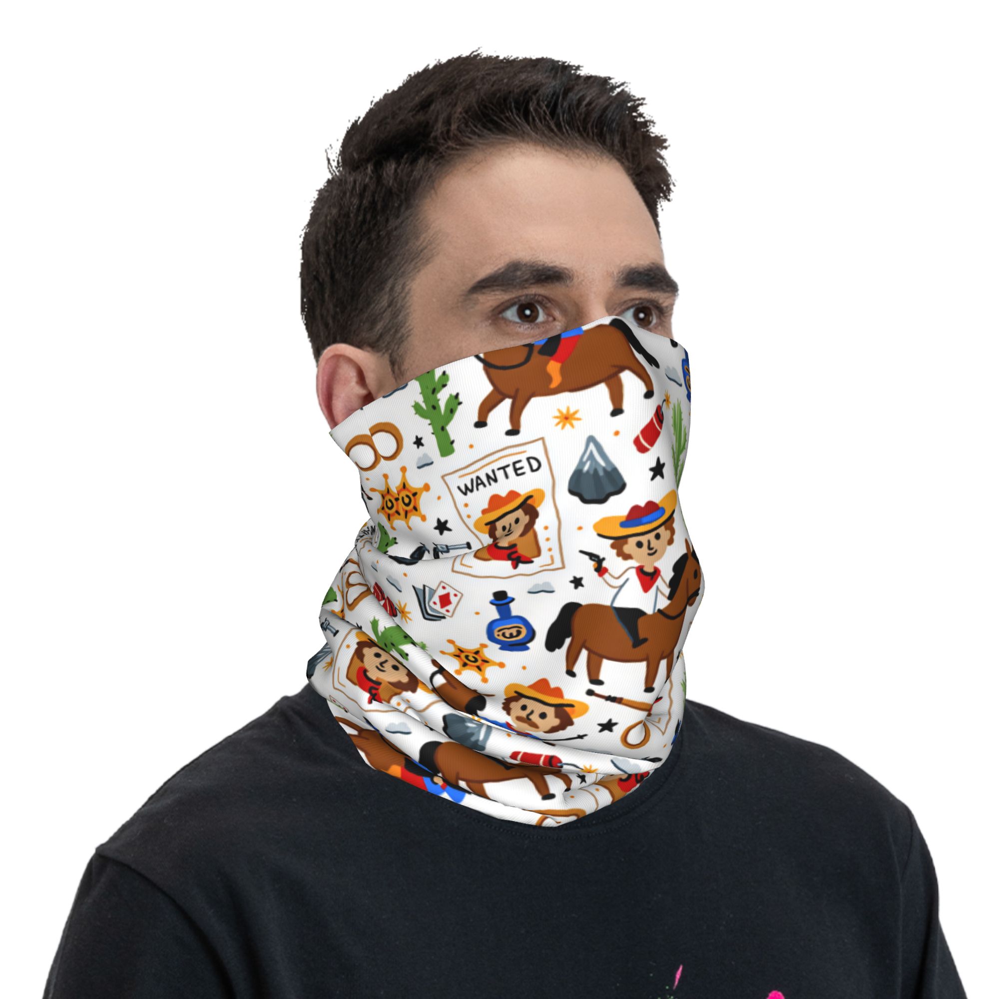 หน้ากากคาวบอยสไตล์ตะวันตกสำหรั - Kids Face Mask บทวิจารณ์และราคา