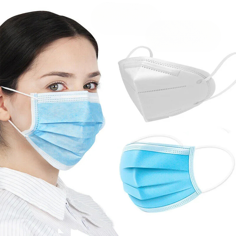 หน้ากากใบหน้าแบบใช้แล้วทิ้ง 3  - Disposable Mask Blue บทวิจารณ์และราคา