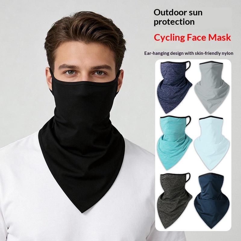 หน้ากากคลุมหน้าผ้าไหมน้ำแข็ง*ผ - Sports Mask Breathable บทวิจารณ์และราคา