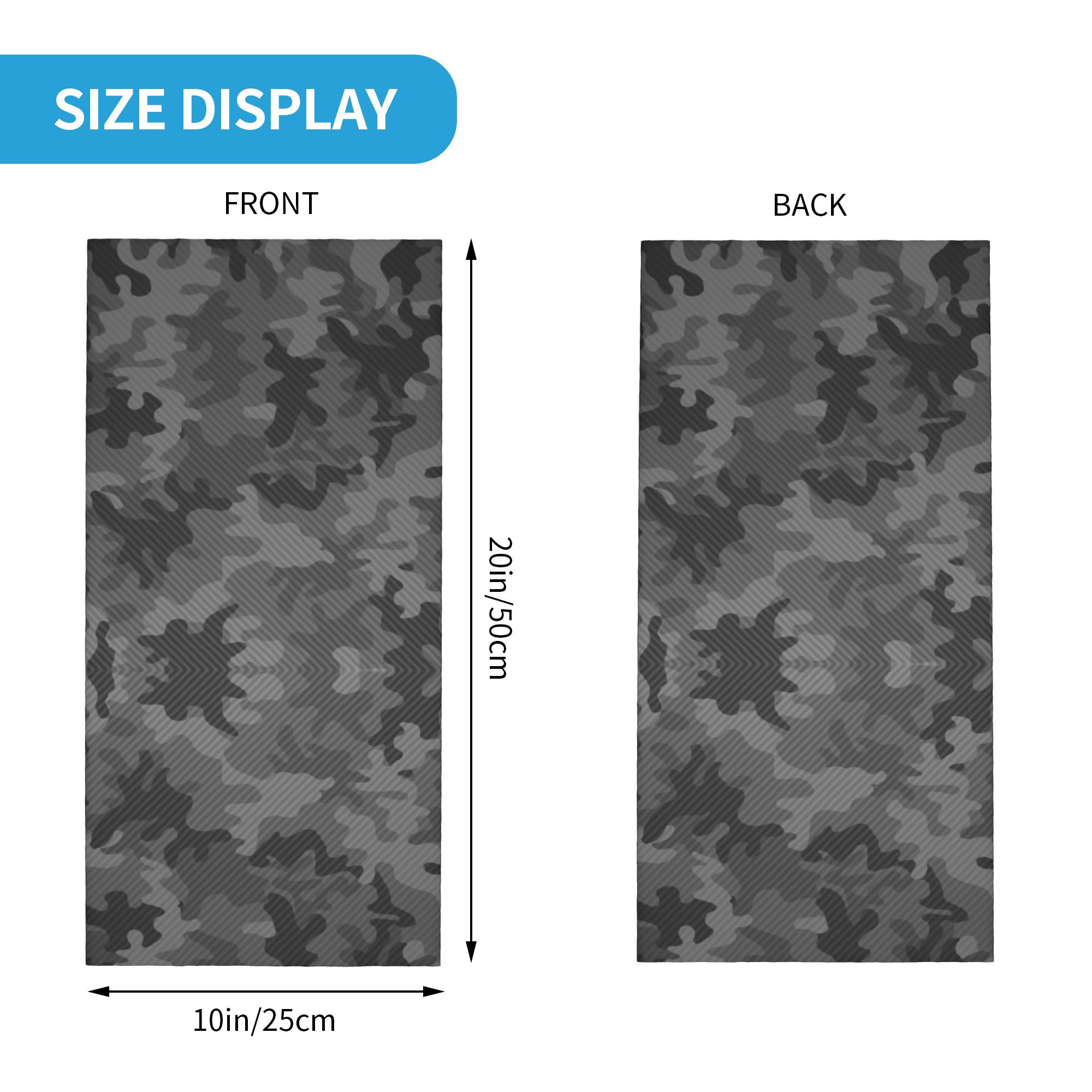 Custom Carbon Camo ผ้าพันคอคอ  - Neck Gaiter Face Cover บทวิจารณ์และราคา