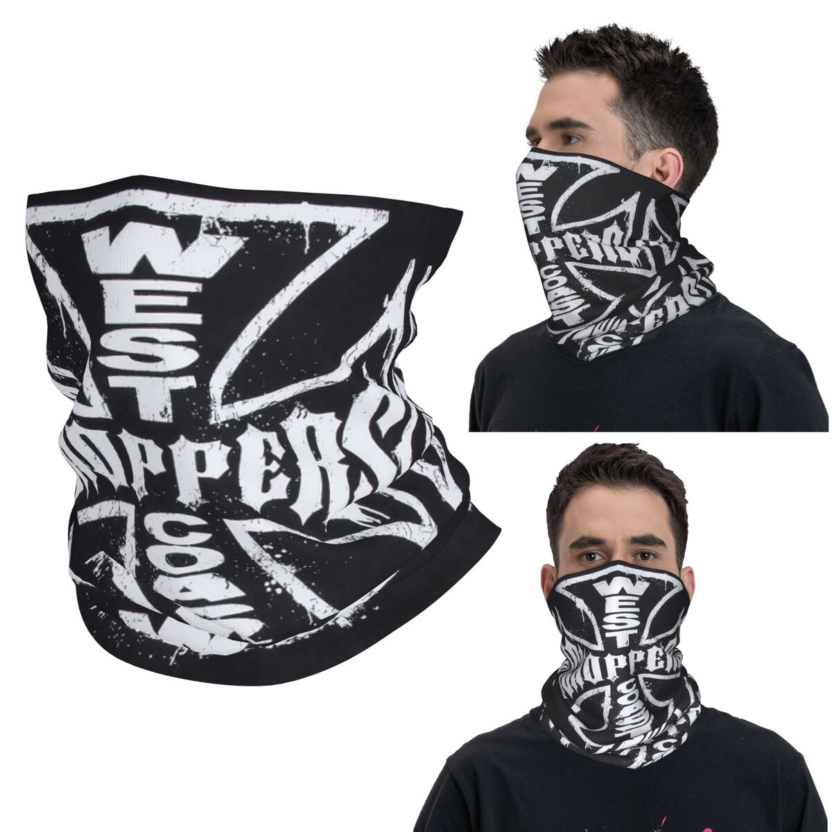ผ้าคลุมหน้าแบบพันคอ ลาย West C - Neck Gaiter Face Cover บทวิจารณ์และราคา